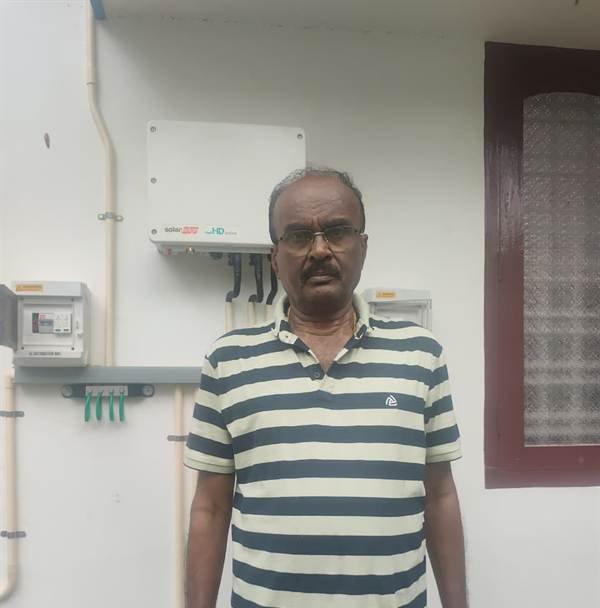 Inverter and AC/DC distribution boxes installed by Jasper Solar in Pallichal, Thiruvananthapuram