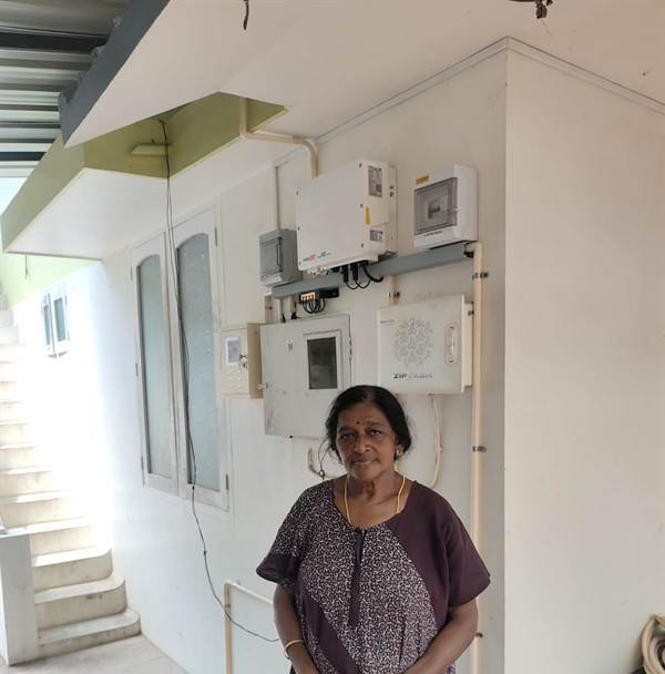 Inverter, meter and distribution boxes installed by Jasper Solar in Poojapura, Thiruvananthapuram