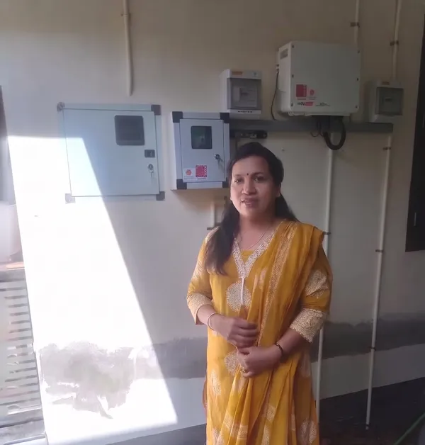 Inverter, meters and distribution boxes installed by Jasper Solar in Vattappara, Thiruvananthapuram